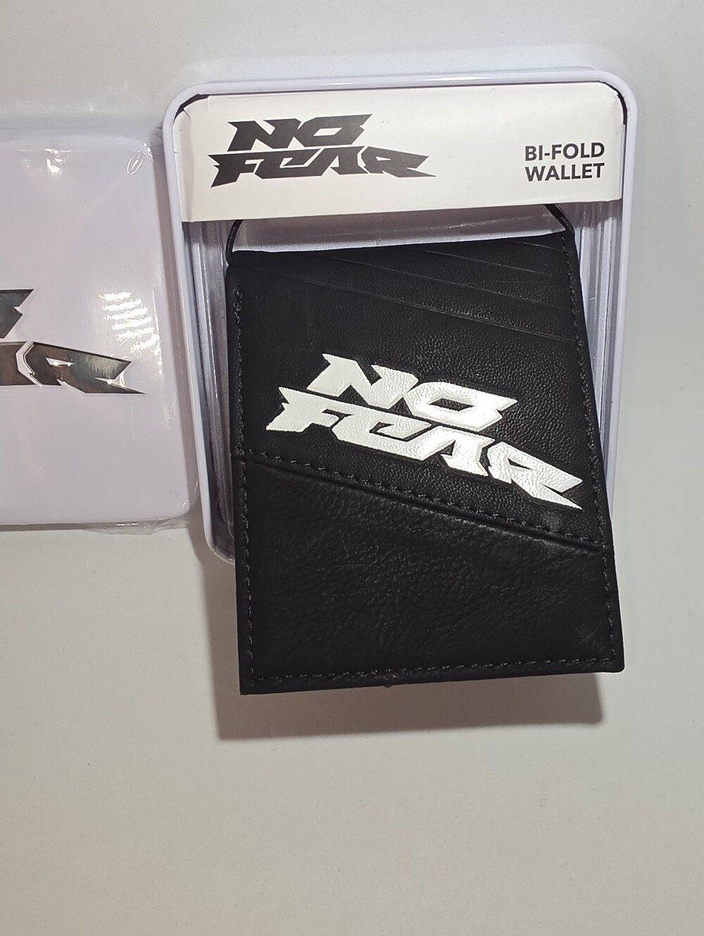 No Fear Black Bi-Fold Wallet